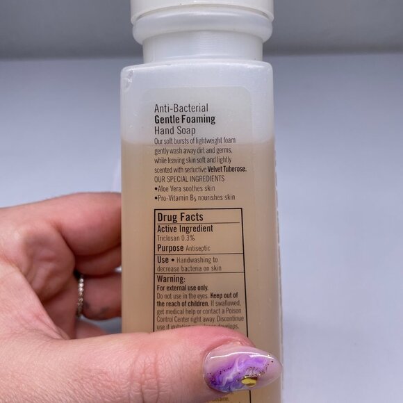 Bath & Body Works Velvet Tuberose Gentle Foaming Hand Soap Discontinued Expired - Picture 5 of 7